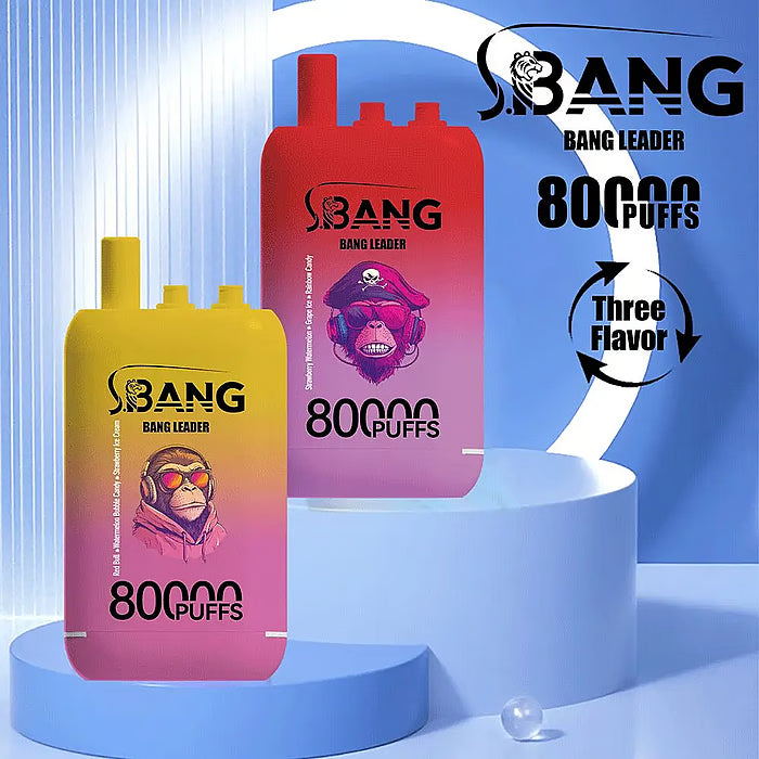 Bang Leader (Bang Legend) 80000 Puff 3-in-1 Flavor 80K Disposable Vape vapormo.com Bang Leader (Bang Legend) 80000 Puff 3-in-1 Flavor 80K Disposable Vape vapormo.com