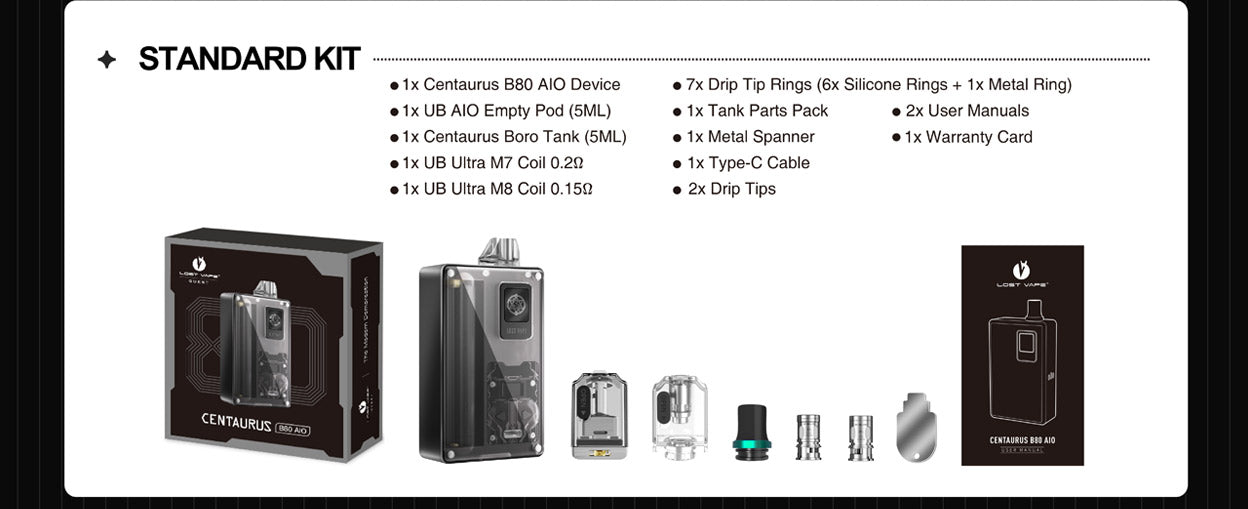 Lost Vape Centaurus B80 AIO Pod Kit 5ml