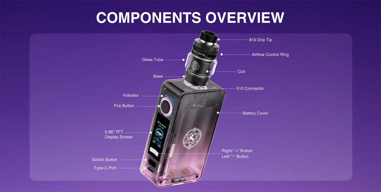 Lost Vape Centaurus N200 Kit with Centaurus Sub Ohm Tank 5ml