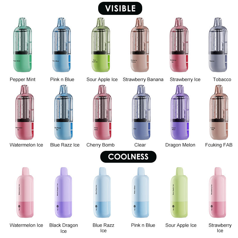 Nexa FLEX Disposable Pod Cartridge 18ml (Visible Version: 35K Puffs; Coolness Version: 25K Puffs) online sale | vapormo.com Nexa FLEX Disposable Pod Cartridge 18ml (Visible Version: 35K Puffs; Coolness Version: 25K Puffs) online sale | vapormo.com