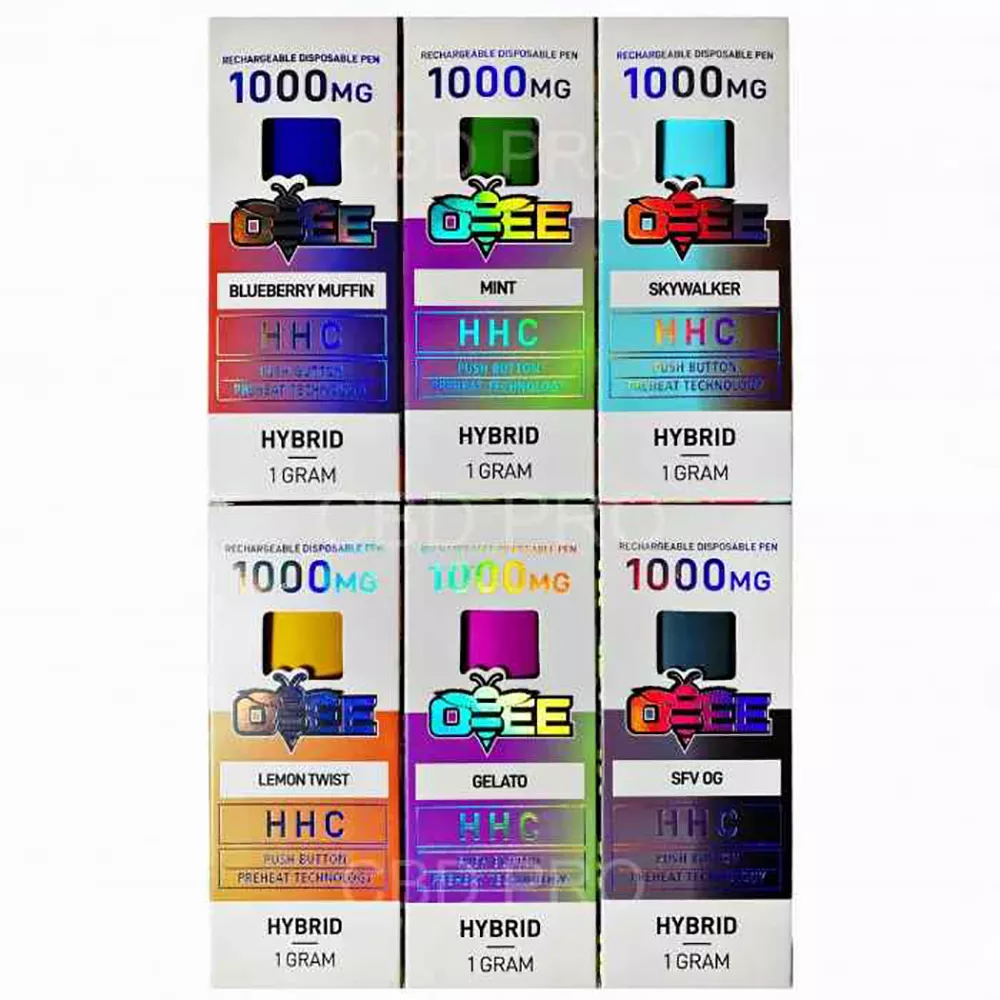 OBEE HHC Rechargeable Disposable Vapes Pen 1000mg 95% available online | vapormo.com OBEE HHC Rechargeable Disposable Vapes Pen 1000mg 95% available online | vapormo.com