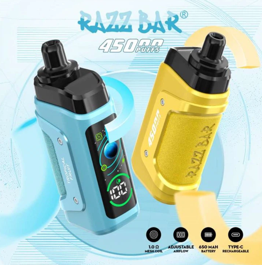 Razz Bar 45000 Puffs 45K Smart Screen Disposable Kit Clearance