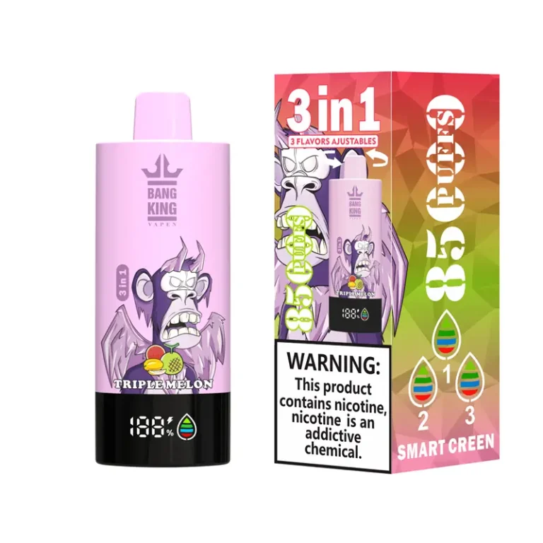 Bang King Triple 85K 3in1 Disposable Vape(85000 Puffs)