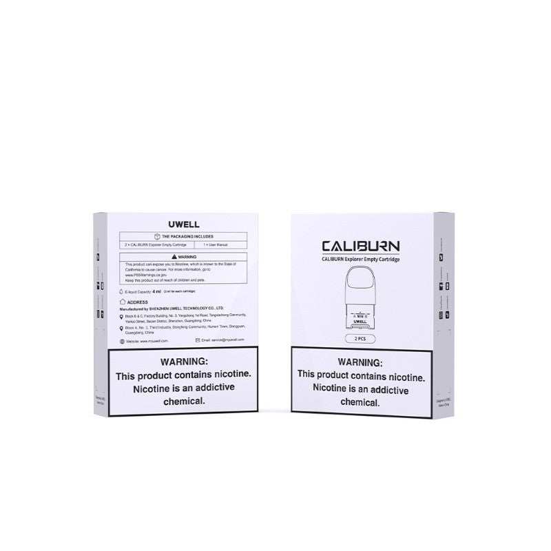 Uwell Caliburn Explorer Empty Pod Cartridge 2ml 2pcs/pack