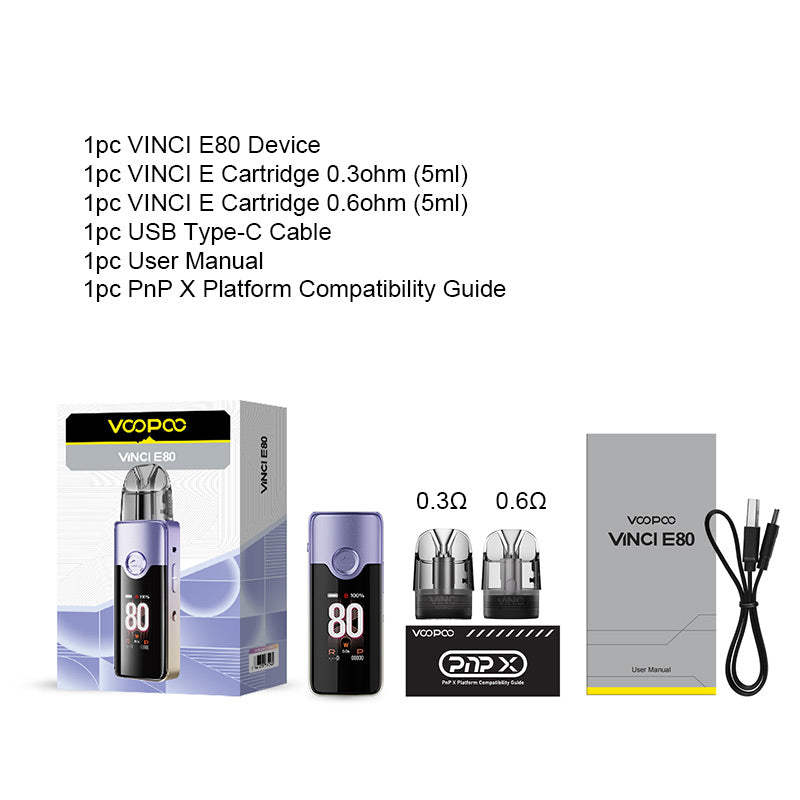 VOOPOO VINCI E80 Pod Kit 80W
