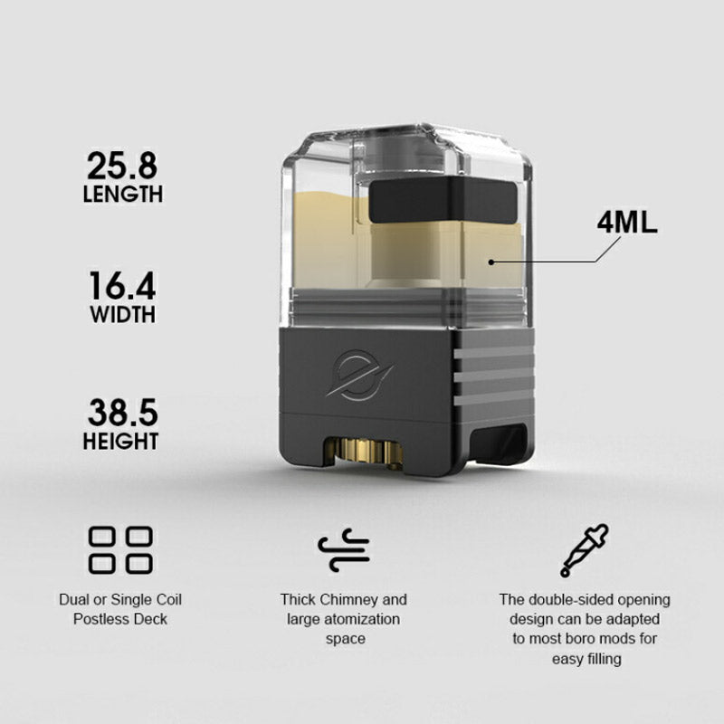 Yachtvape Eclipse Dual Boro Tank 4ml