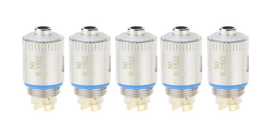 5PCS-PACK Eleaf GS Tank Replacement Ni 200 Coil Head 0.15 Ohm