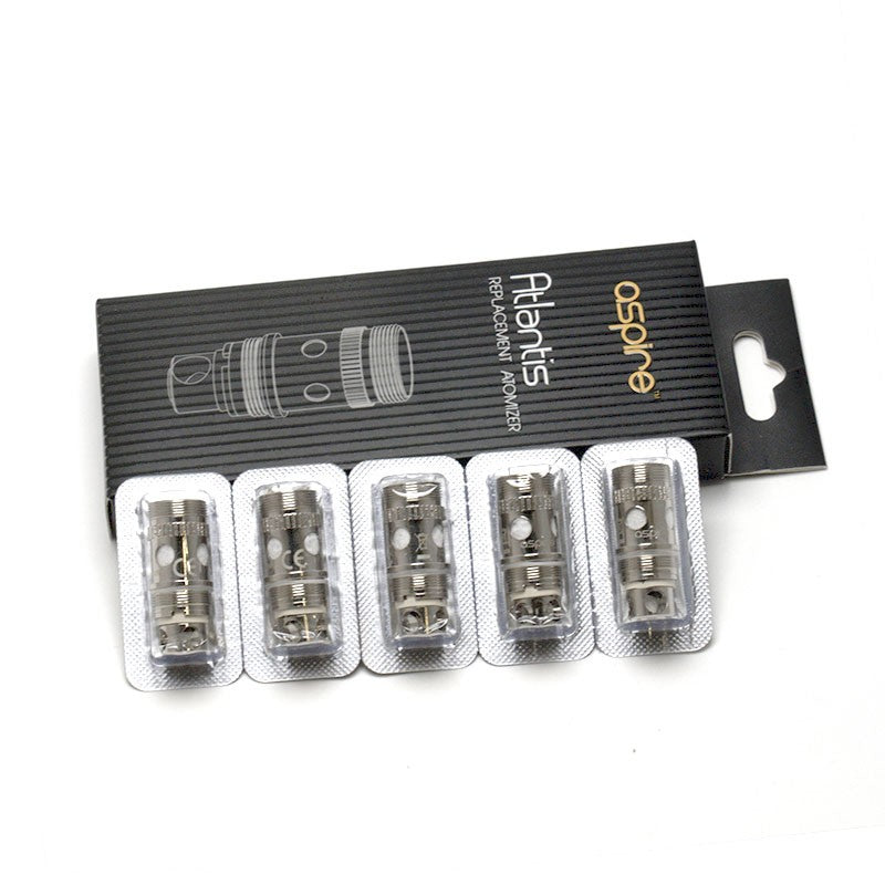 5PCS-PACK Aspire Atlantis Replacement 0.3 Ohm-0.5 Ohm Coil