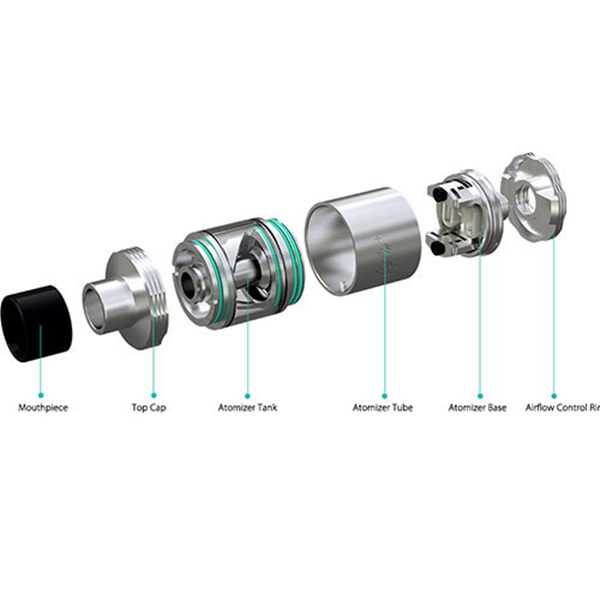 WISMEC Cylin Plus RTA-RDA Tank Atomizer- 3.5ml