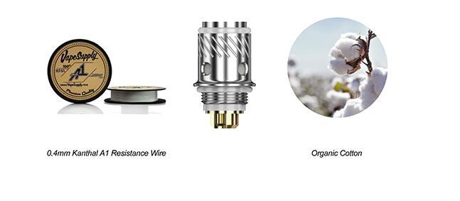 5PCS-PACK Rofvape A SUB EVOD Replacement 1.0 Ohm-0.5 Ohm Coil