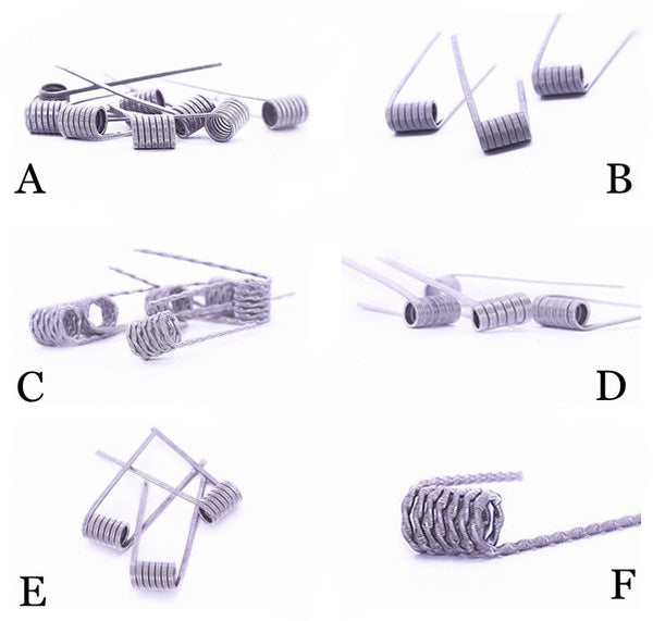 24PCS-PACK Demon Killer Flame Coil 6 in 1 Kit Pre-made Heating Wire 316L