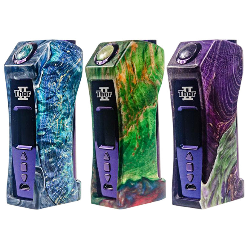 wood vape mod Asmodus X Ultroner Thor 2 DNA75C Stabilized Wood Box Mod online discount