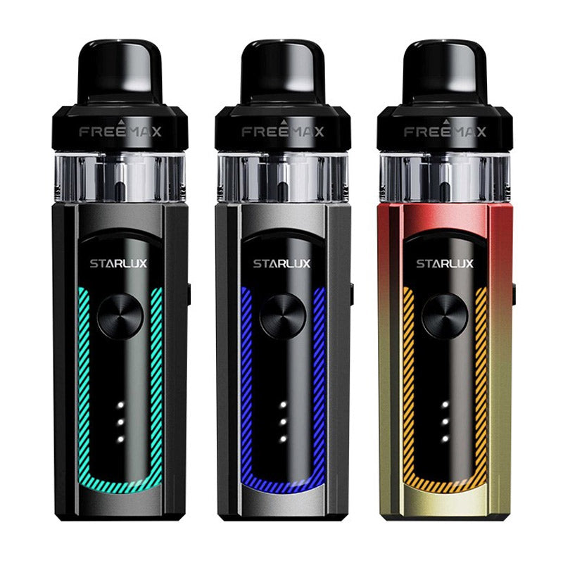 buy freemax vape online Starlux 40W Pod Mod Kit 1400mAh Cheap Shop Nicotine Strength:50mg Vaporesso Luxe XR Max Long-lasting vape battery