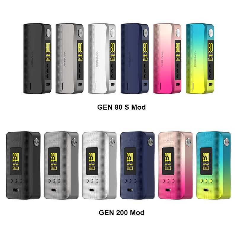 Vaporesso GEN 200 & GEN 80 S Box Mod Cheap Online Shop | vapormo.com Vaporesso GEN 200 & GEN 80 S Box Mod Cheap Online Shop | vapormo.com