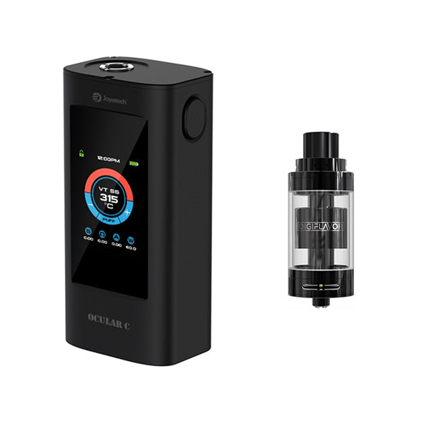 Outlet clearance sale Digiflavor Fuji GTA Dual Coil Tank with Joyetech OCULAR C TC Box Mod online cheap now vapormo.com Outlet clearance sale Digiflavor Fuji GTA Dual Coil Tank with Joyetech OCULAR C TC Box Mod online cheap now vapormo.com