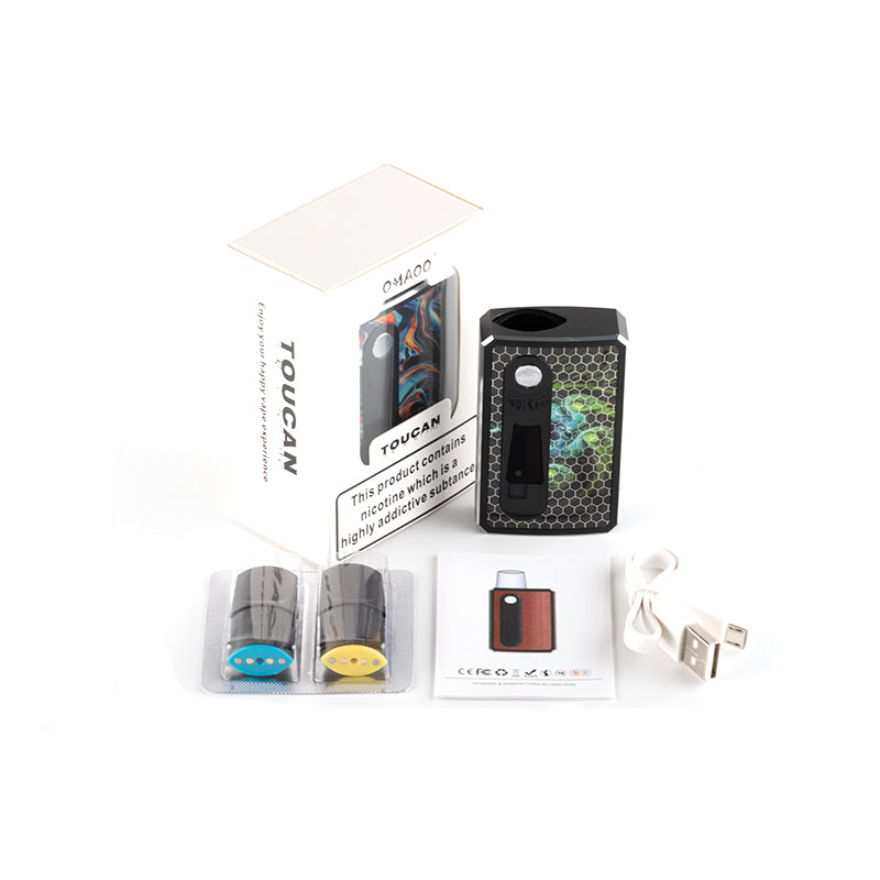 Omaoo Toucan Pod System Kit 900mAh Compatible