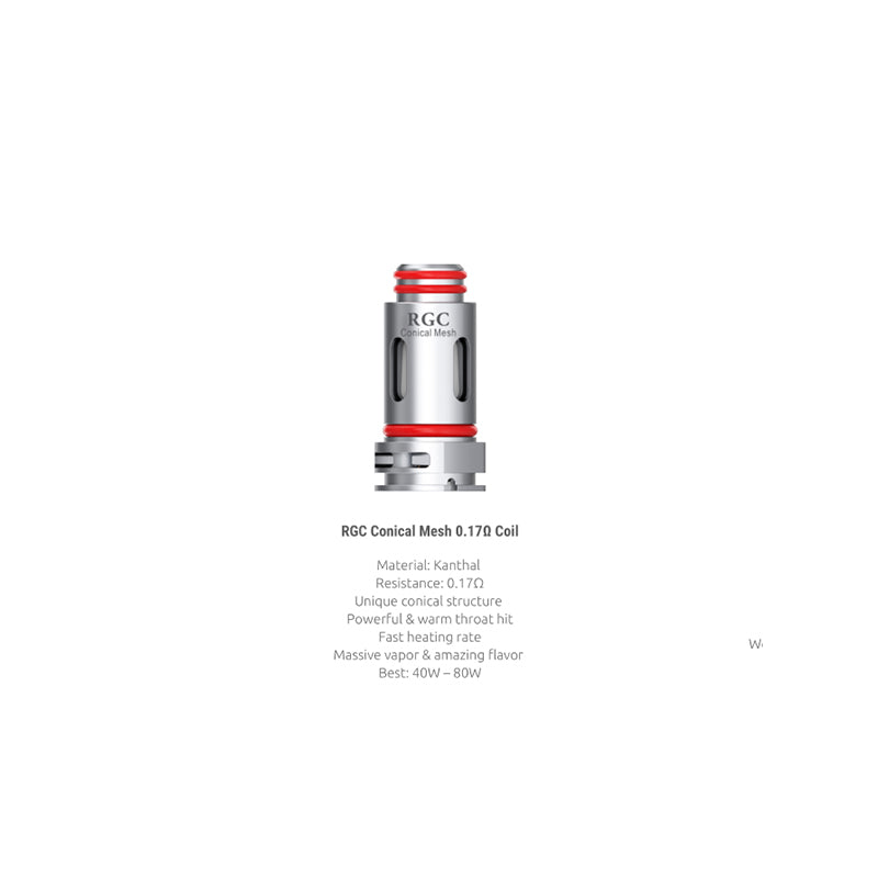 SMOK RGC Conical Mesh Coil 0.17ohm