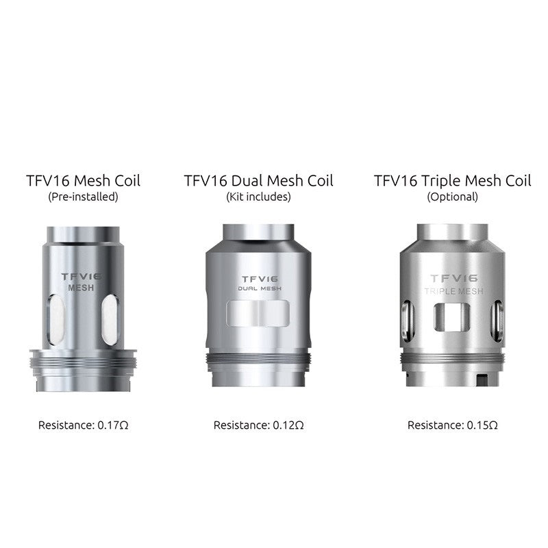 Smok TFV16 Replacement Mesh Coils 3pcs/Pack for Mag P3 Kit, TFV16 Tank, TFV18 Tank vapormo.com Smok TFV16 Replacement Mesh Coils 3pcs/Pack for Mag P3 Kit, TFV16 Tank, TFV18 Tank vapormo.com