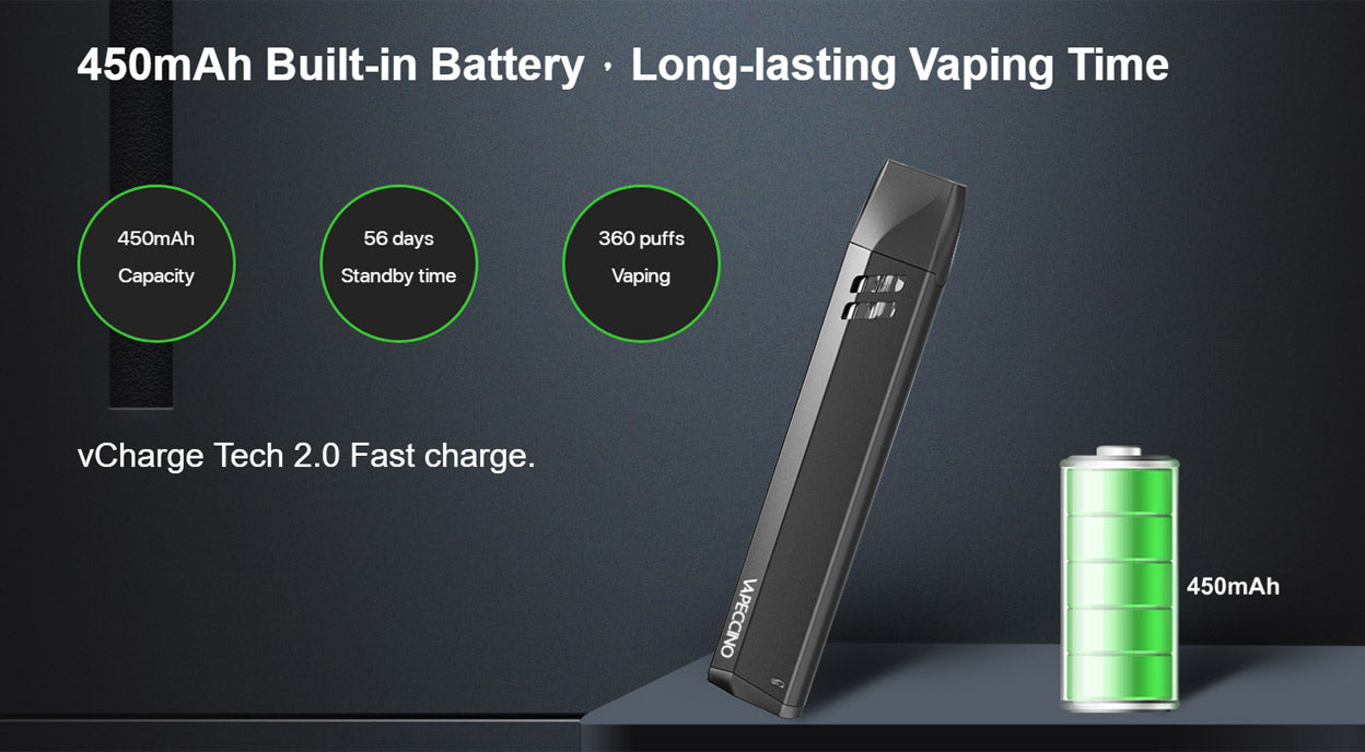 Vapeccino Mate 2 Pod Vape Kit 450mAh & 1.5ml
