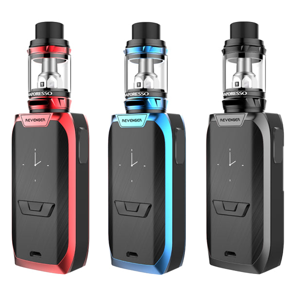 Find complete selection of Vaporesso Revenger Starter Kit 220W with NRG Tank (2ML) on our store vapormo.com Find complete selection of Vaporesso Revenger Starter Kit 220W with NRG Tank (2ML) on our store vapormo.com