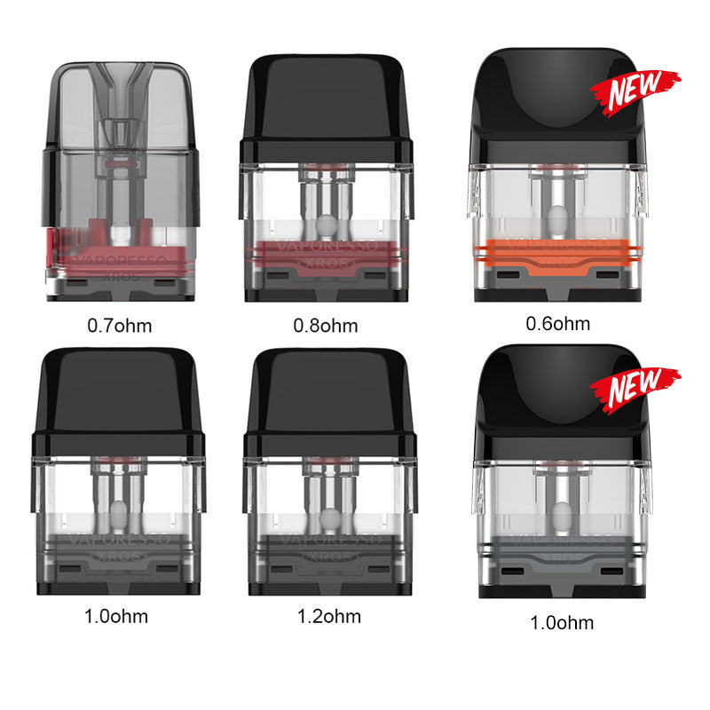 Vaporesso Xros Pod Cartridge for Xros / Xros 2 /Xros Mini / Xros 3 / Xros 3 Mini / Xros Nano 2ml / 3ml (4pcs/pack) store online | vapormo.com Vaporesso Xros Pod Cartridge for Xros / Xros 2 /Xros Mini / Xros 3 / Xros 3 Mini / Xros Nano 2ml / 3ml (4pcs/pack) store online | vapormo.com