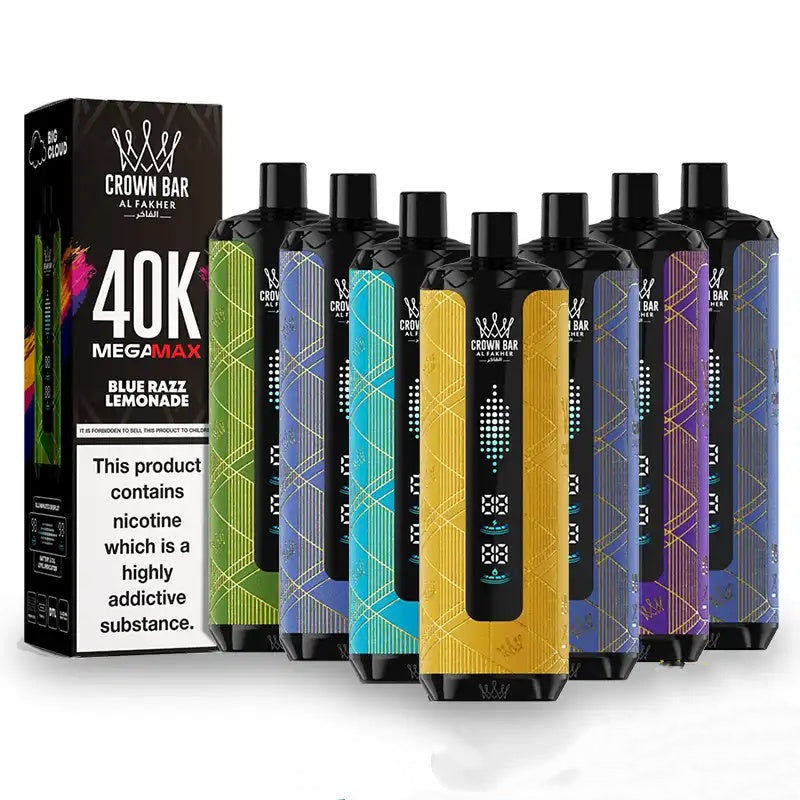 AL Fakher Crown Bar Mega Max 40K 40000 Puffs Disposable Kit