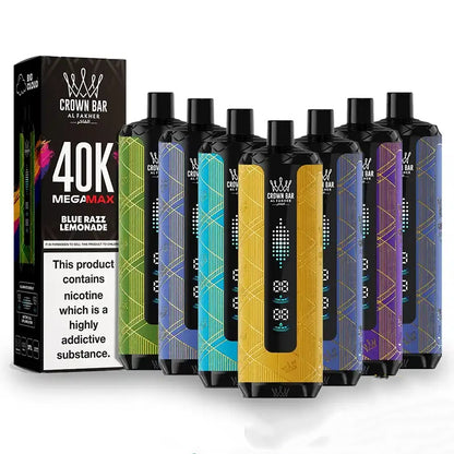 AL Fakher Crown Bar Mega Max 40K 40000 Puffs Disposable Kit