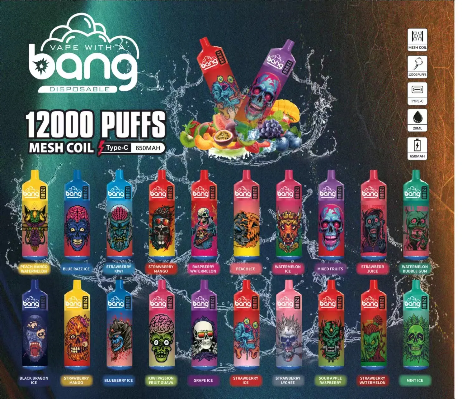 elfbar nachfüll pod läuft aus Bang 12000 Puffs Rechargeable Disposable Vape 10pcs/pack Cheap Sale  Vapormo.com – vapormo.com