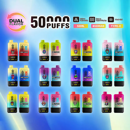 Bang King 50000 Puffs Dual Flavors Disposable Kit (50K Puffs)