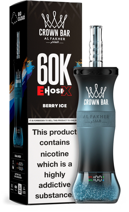 AL Fakher Crown Bar 60K 60000 Puffs E-Hose X Disposable Kit
