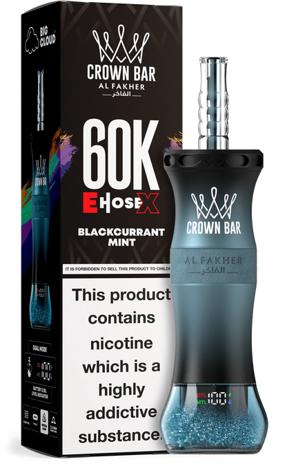 AL Fakher Crown Bar 60K 60000 Puffs E-Hose X Disposable Kit