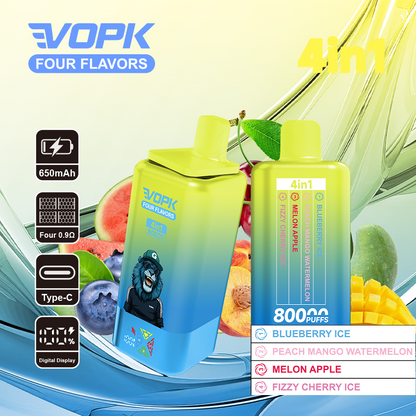 VOPK 80K Puffs 4IN1 Disposable Kit 650mAh