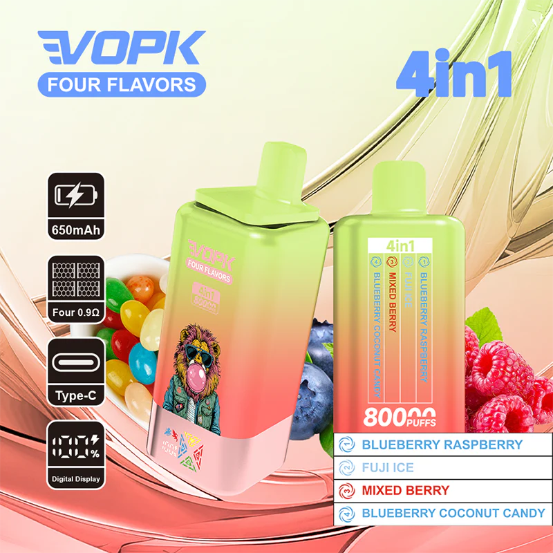 VOPK 80K Puffs 4IN1 Disposable Kit 650mAh