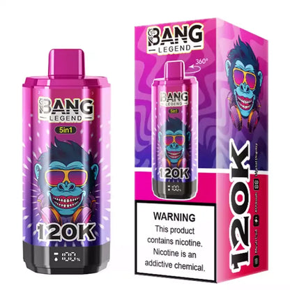 Bang Legend 120000 120K Puffs 5in1 Disposable Vape