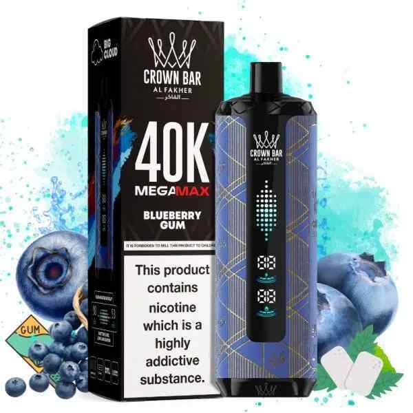 AL Fakher Crown Bar Mega Max 40K 40000 Puffs Disposable Kit