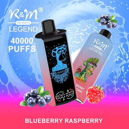 R&M LEGEND 40000 Puffs Mega Screen Rechargeable Disposable Kit 10pcs/pack