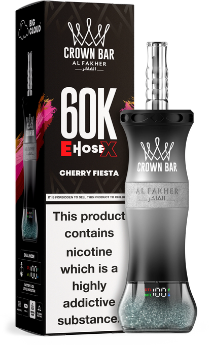 AL Fakher Crown Bar 60K 60000 Puffs E-Hose X Disposable Kit