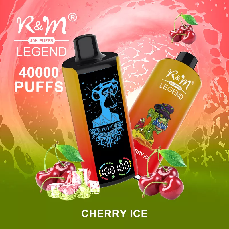 R&M LEGEND 40000 Puffs Mega Screen Rechargeable Disposable Kit 10pcs/pack