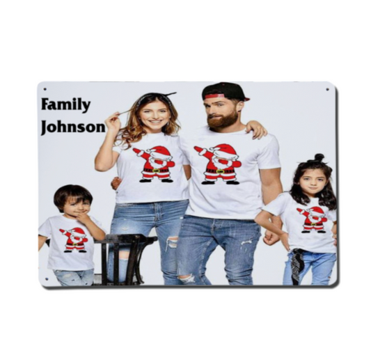 Custom personalised wall aluminum sign photo panel - Horizontal version (Made in USA, Free Fast Shipping)