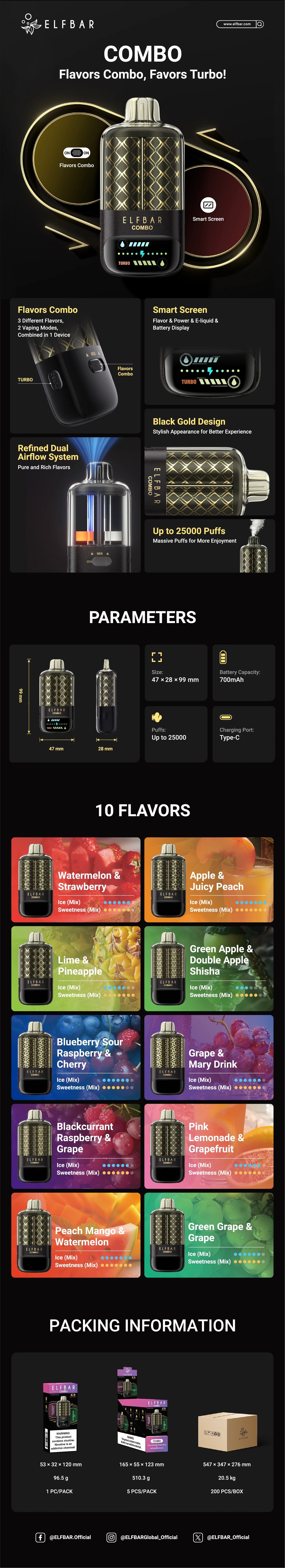 ELF Bar Combo 25000 Disposable Vape Kit cheap sale | vapormo.com ELF Bar Combo 25000 Disposable Vape Kit cheap sale | vapormo.com