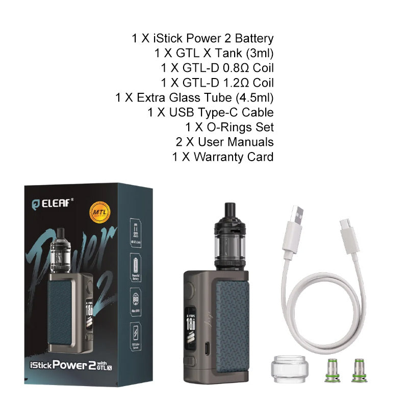 Eleaf iStick Power 2 Kit with GTL X Tank 3ml