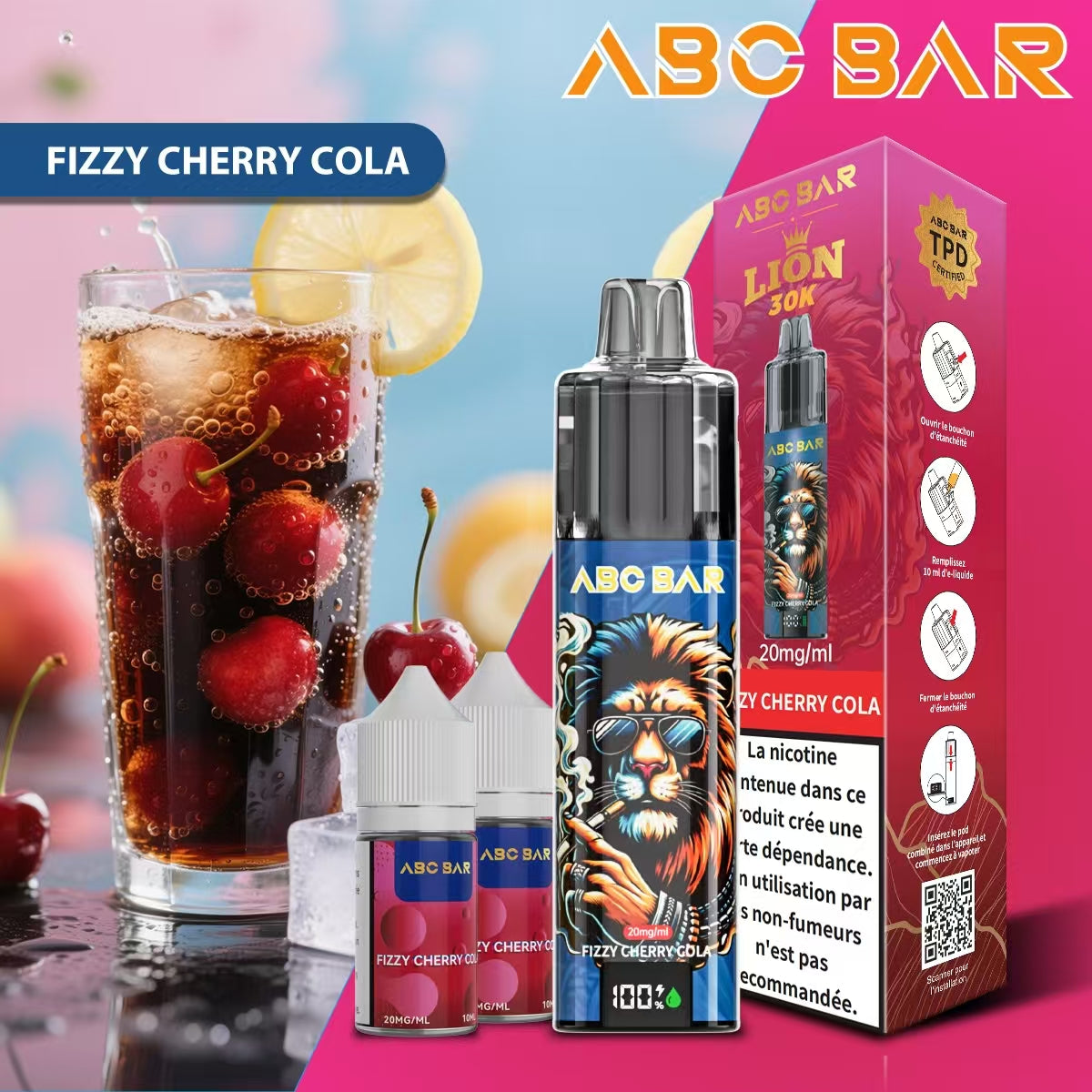 ABC BAR 30000 Puffs Disposable Vape 850mAh