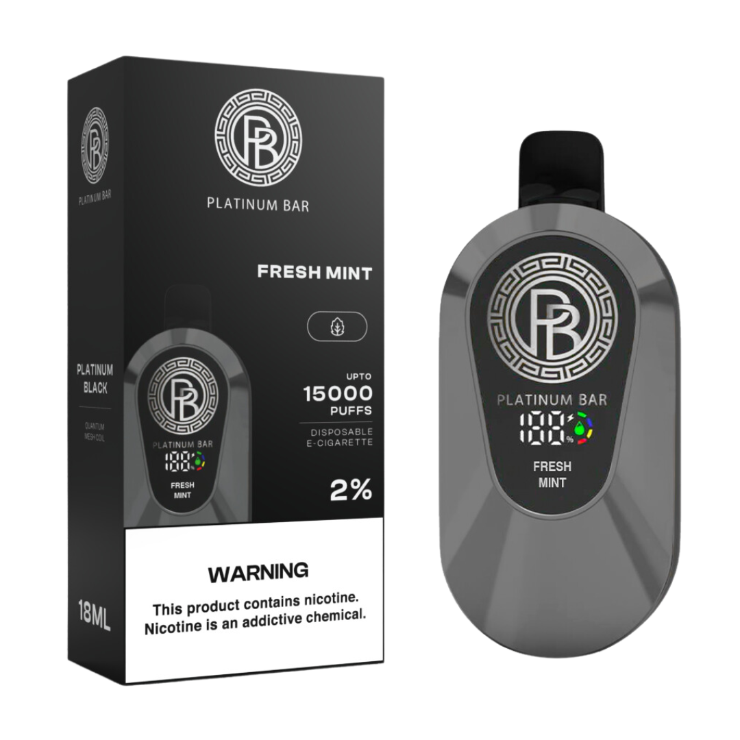Platinum Bar 15000 Puffs Rechargeable Disposable Kit