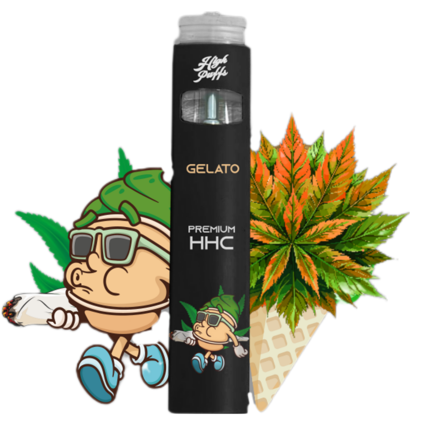 HighPuffs HHC E-cigarette Vape 95%