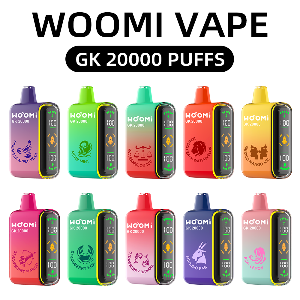 Woomi GK 20000 Puffs Rechargeable Disposable Kit Clearance | Vapormo.com vapormo.com Woomi GK 20000 Puffs Rechargeable Disposable Kit Clearance | Vapormo.com vapormo.com