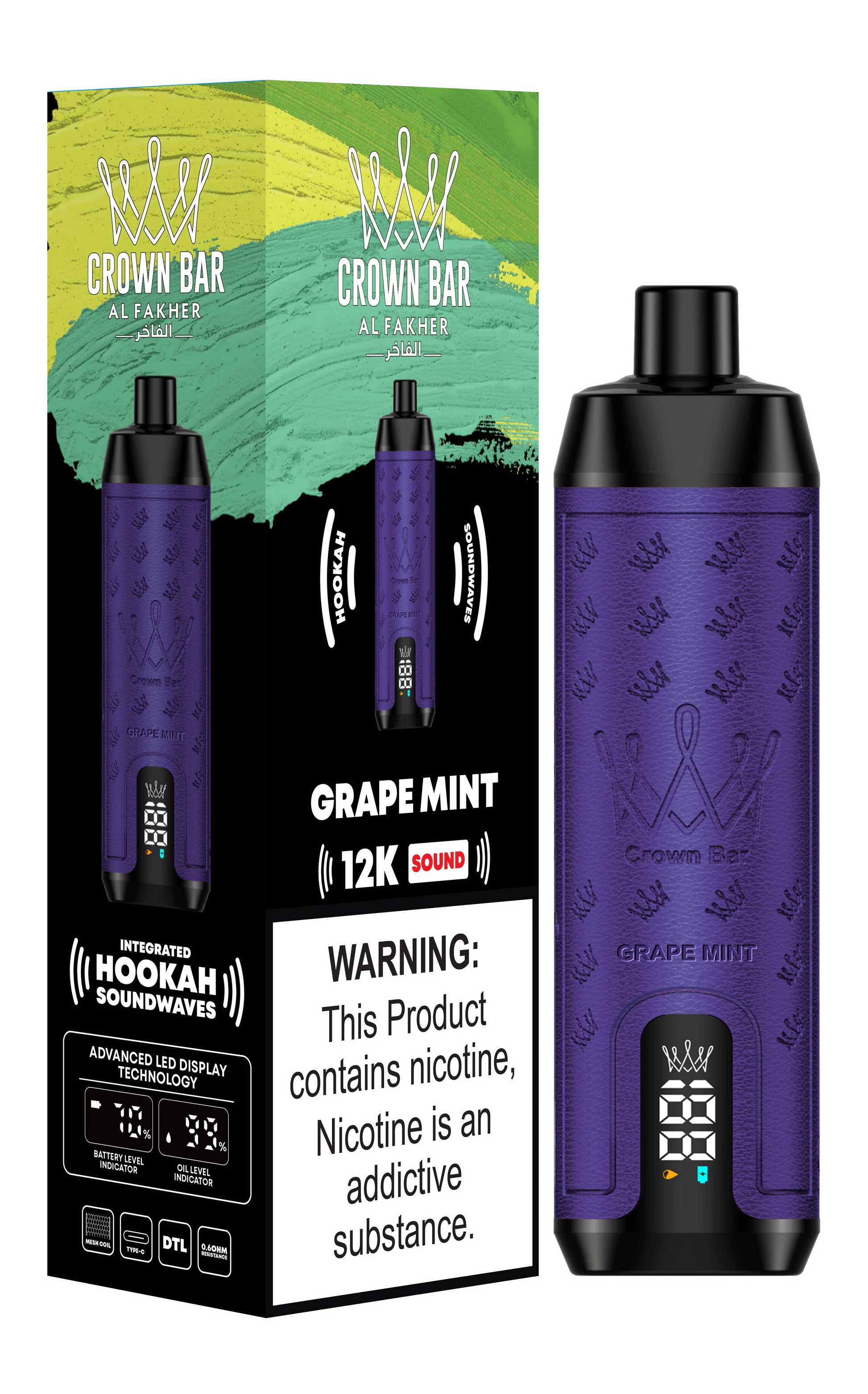 Al Fakher Crown Bar 12000 Puffs Shisha Hookah Disposable Vape Clearance | Vapormo.com vapormo.com Al Fakher Crown Bar 12000 Puffs Shisha Hookah Disposable Vape Clearance | Vapormo.com vapormo.com