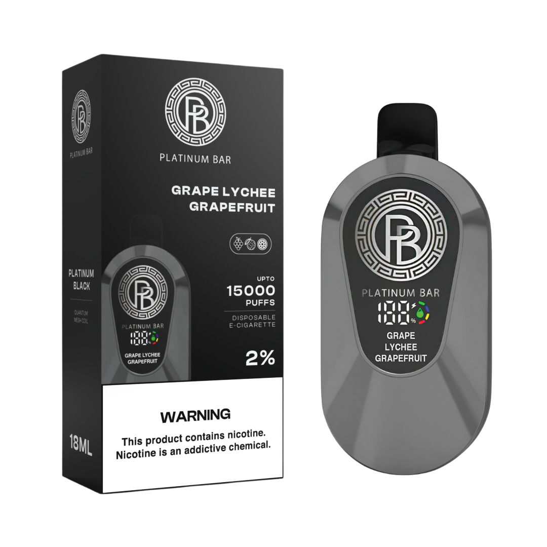 Platinum Bar 15000 Puffs Rechargeable Disposable Kit