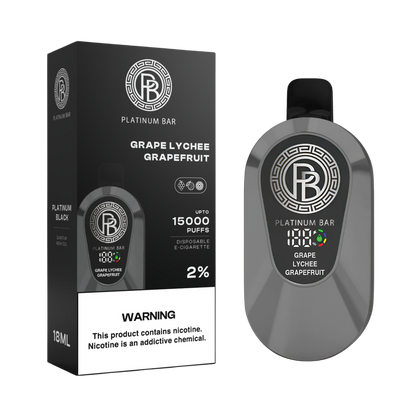 Platinum Bar 15000 Puffs Rechargeable Disposable Kit