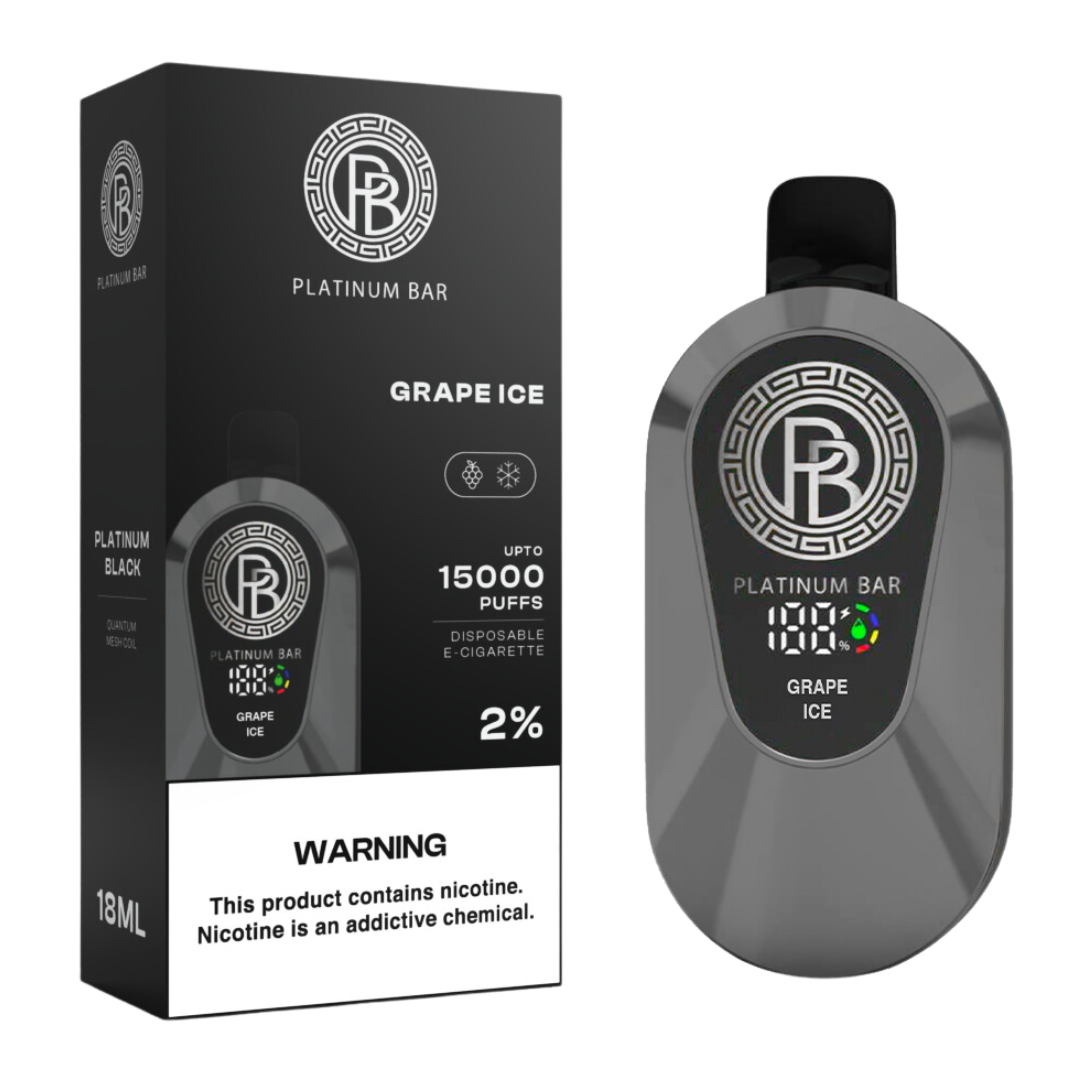 Platinum Bar 15000 Puffs Rechargeable Disposable Kit