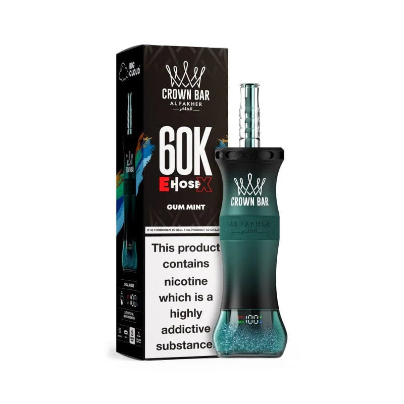 AL Fakher Crown Bar 60K 60000 Puffs E-Hose X Disposable Kit